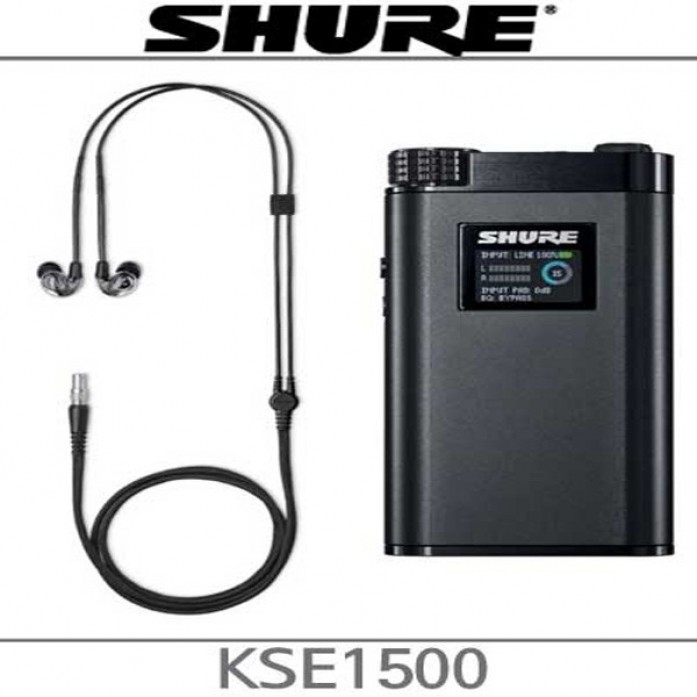 SHURE KSE1500 슈어 삼아정품 /아날로그 정전식 이어폰 시스템